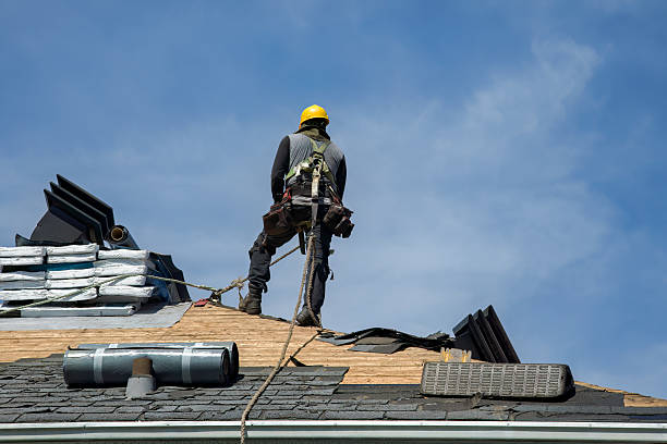 Professional Gutter Installation technician working in West Augusta, VA